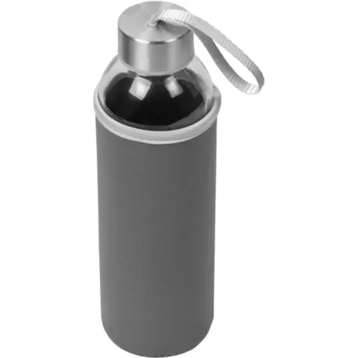 Kooshty Neo Glass Water Bottle Grey Unbranded